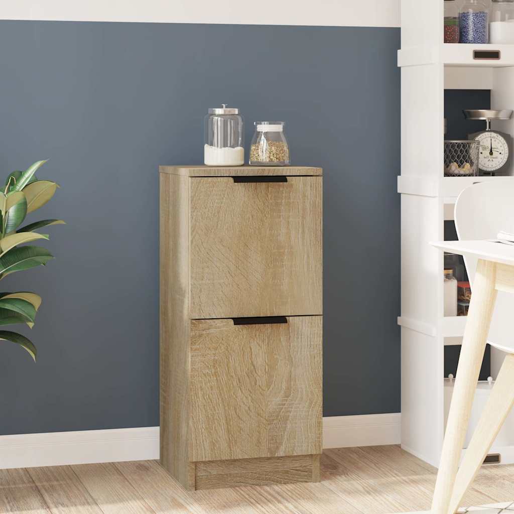 Sideboard 30x30x70 cm Engineered Wood Sonoma oak 1