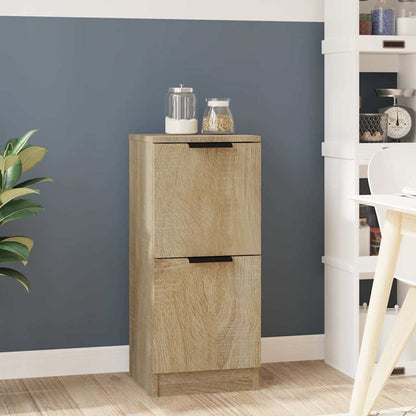 Sideboard 30x30x70 cm Engineered Wood Sonoma oak 1