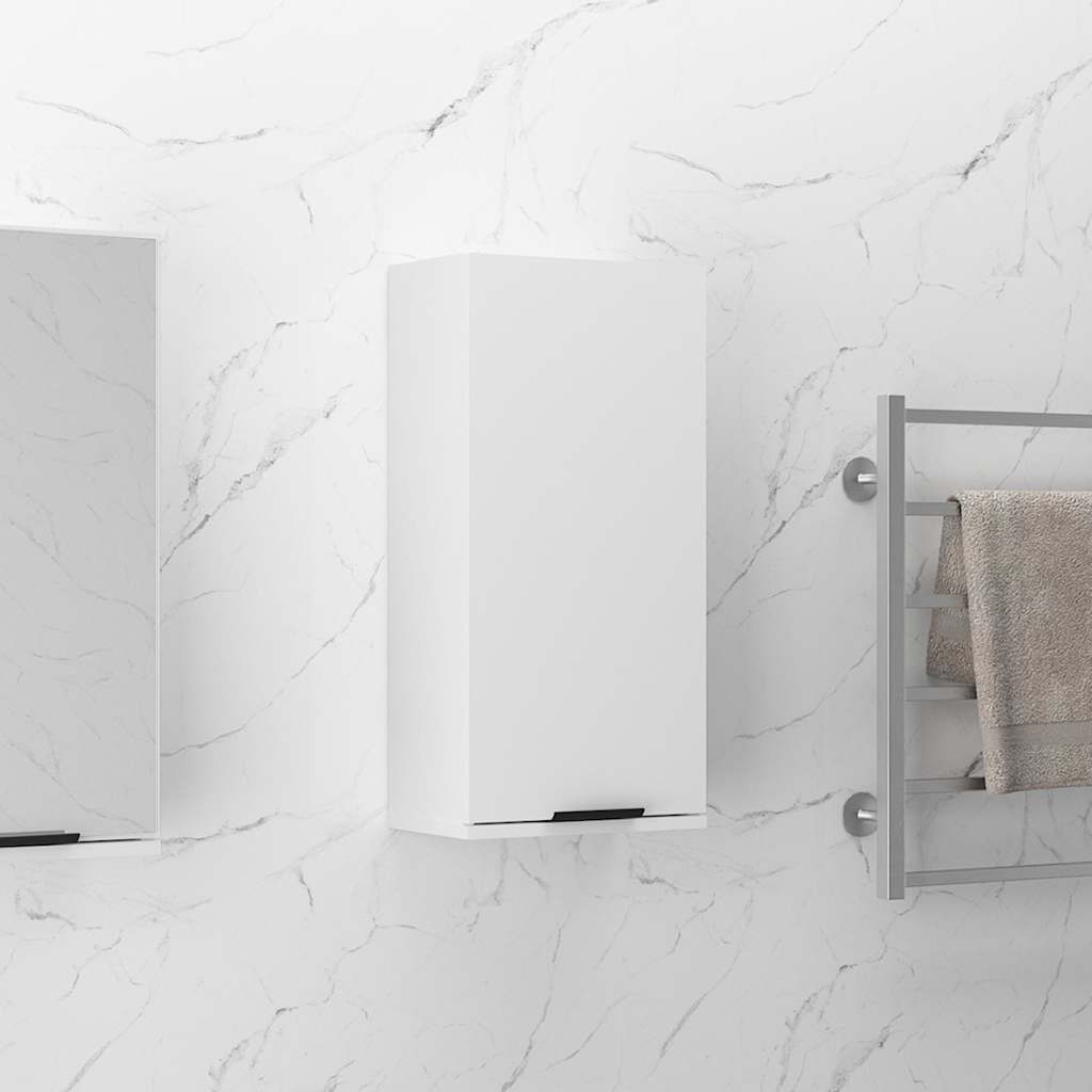 Wall-mounted Bathroom Cabinet 32x20x67 cm White