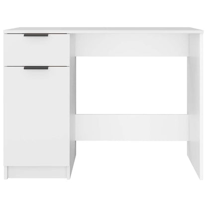Desk 100x50x75 cm Engineered Wood White