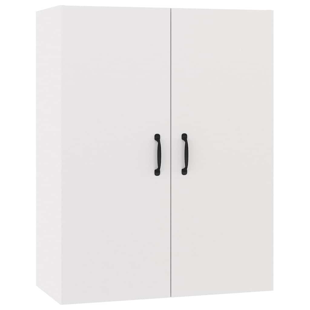 Hanging Cabinet 69,5x34x90 cm Engineered Wood White