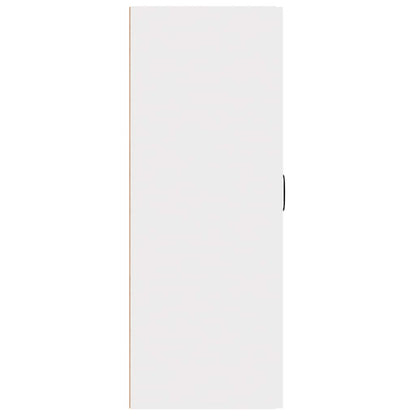 Hanging Cabinet 69,5x34x90 cm Engineered Wood White