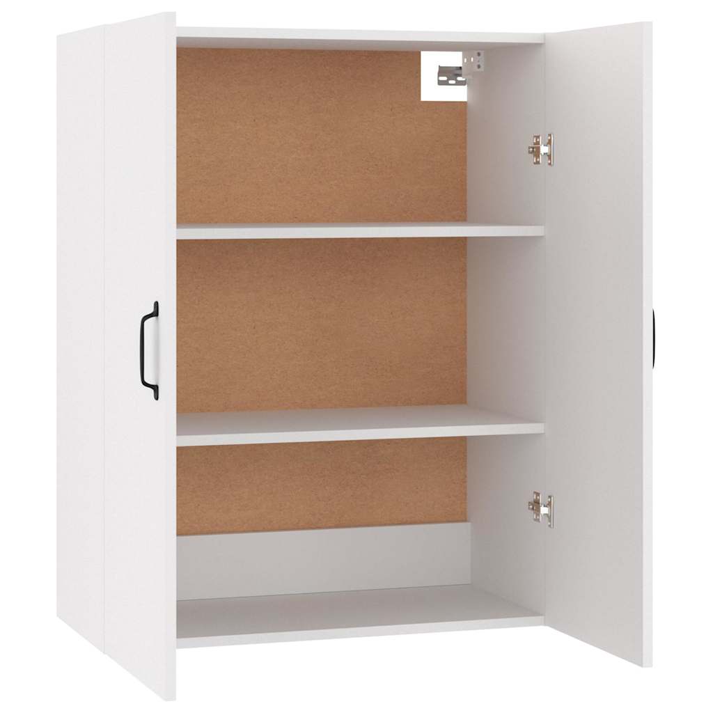 Hanging Cabinet 69,5x34x90 cm Engineered Wood White