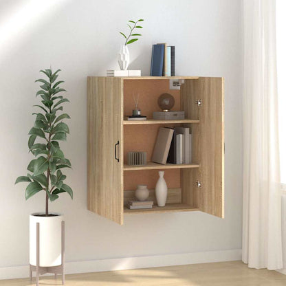 Hanging Cabinet 69,5x34x90 cm Engineered Wood Sonoma oak