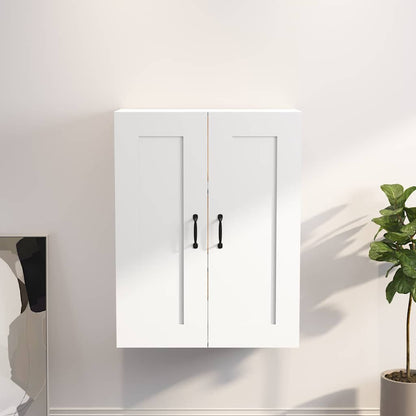Hanging Wall Cabinet 69,5x32,5x90 cm White