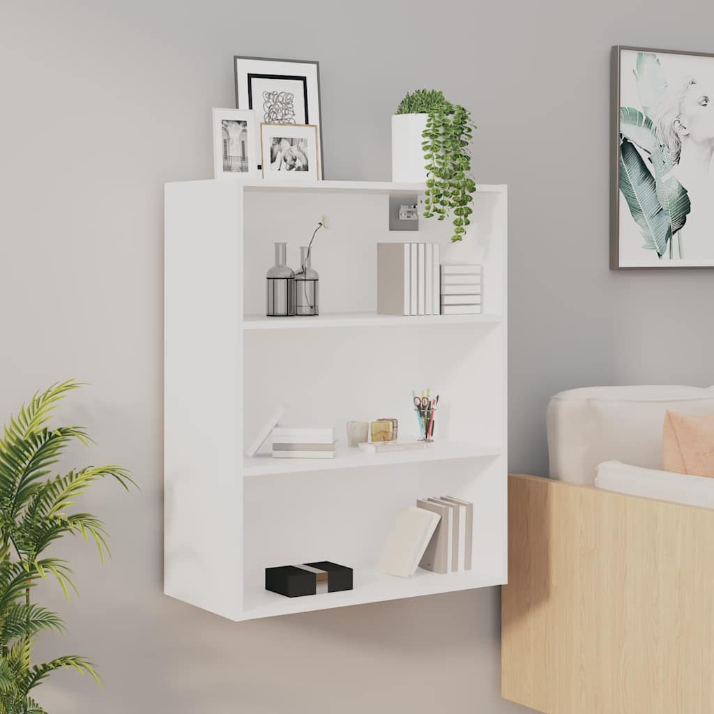 Hanging Wall Cabinet 69,5x32,5x90 cm White