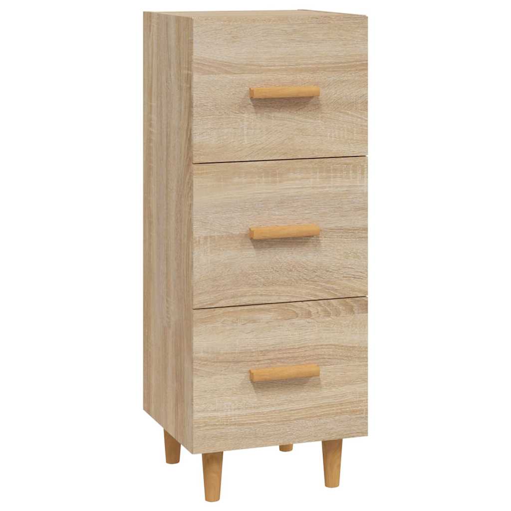 Sideboard 34,5x34x90 cm Engineered Wood Sonoma oak