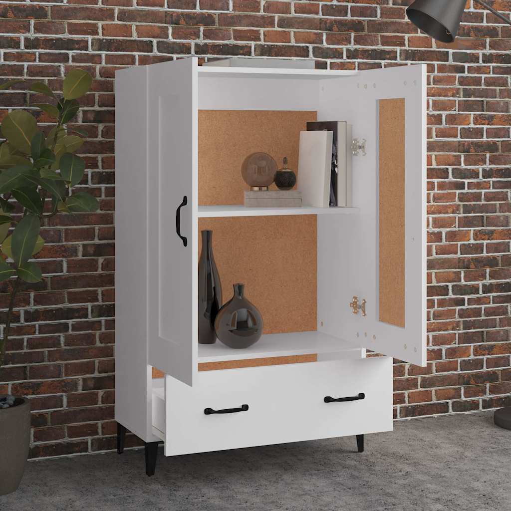 Highboard 70x31x115 cm Engineered Wood White