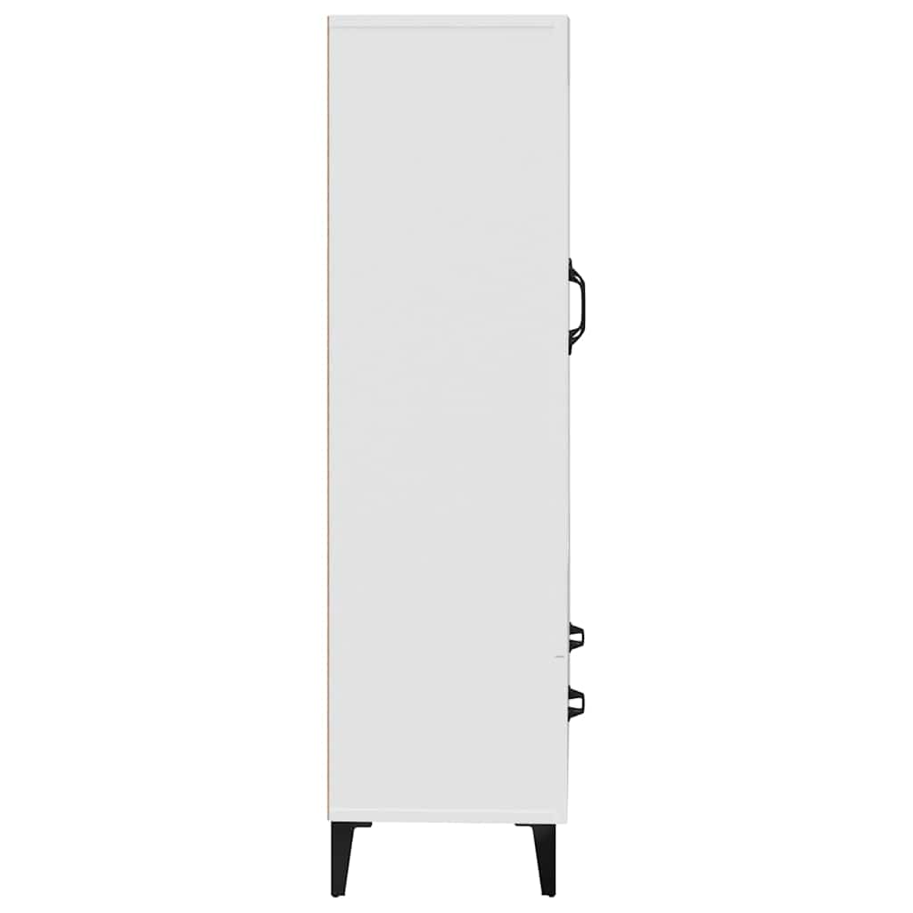 Highboard 70x31x115 cm Engineered Wood White