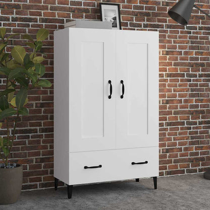 Highboard 70x31x115 cm Engineered Wood White
