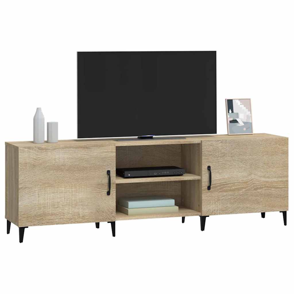 TV Cabinet 150x30x50 cm Engineered Wood Sonoma Oak