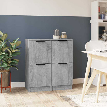 Sideboard 30x30x70 cm Engineered Wood Grey sonoma 2