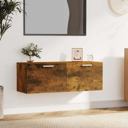 Wall Cabinet 100x36,5x35 cm Engineered Wood Smoked oak