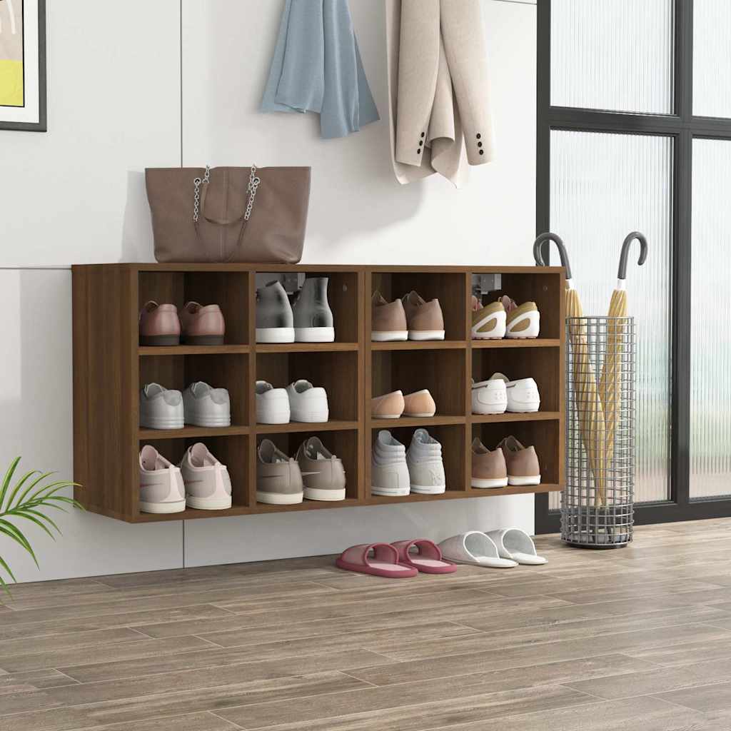 Shoe Cabinets 52.5x30x50 cm 2 pcs Brown oak