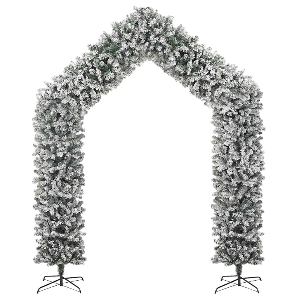 vidaXL Christmas Tree Arch with Flocked Snow 270 cm 2
