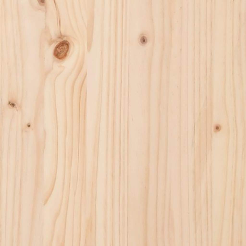vidaXL Sideboard 140x35x80 cm Solid Wood Pine 6
