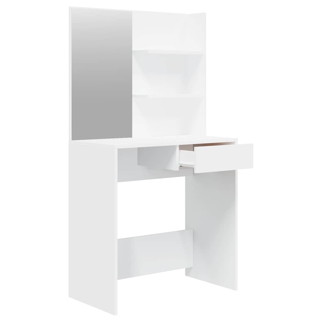 Dressing Table Set 74,5x40x141 cm White