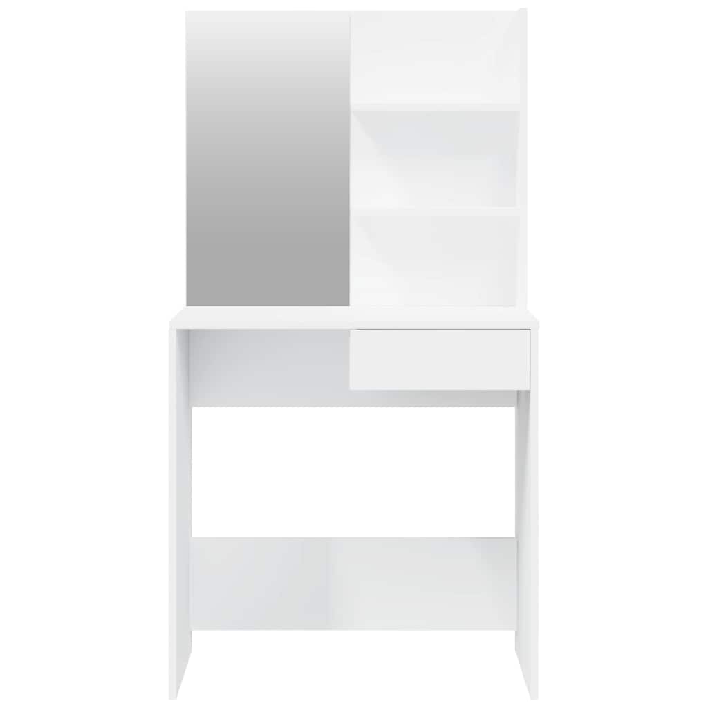 Dressing Table Set 74,5x40x141 cm White