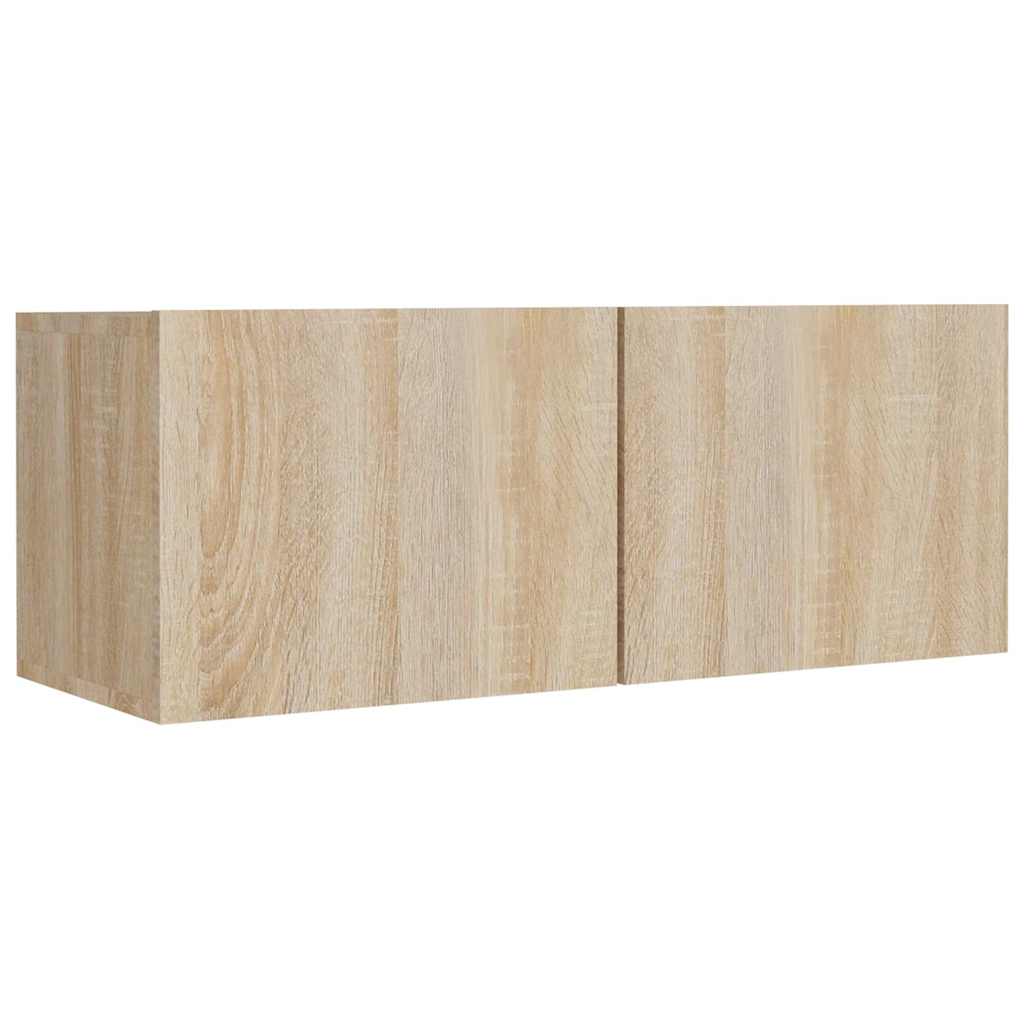 vidaXL 8 Piece TV Cabinet Set Sonoma Oak Engineered Wood 4
