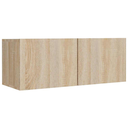 vidaXL 8 Piece TV Cabinet Set Sonoma Oak Engineered Wood 4