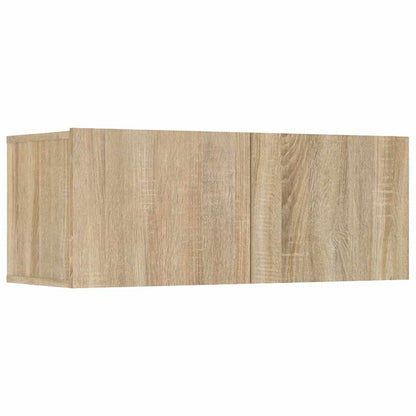 vidaXL 8 Piece TV Cabinet Set Sonoma Oak Engineered Wood 4