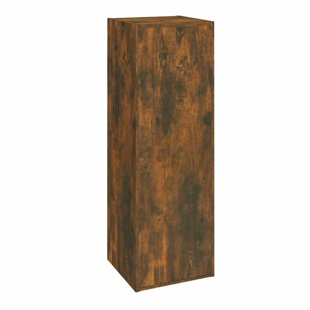 vidaXL 8 Piece TV Cabinet Set Smoked Oak Engineered Wood 6