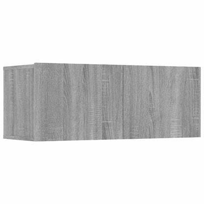 vidaXL 8 Piece TV Cabinet Set Grey Sonoma Engineered Wood 4