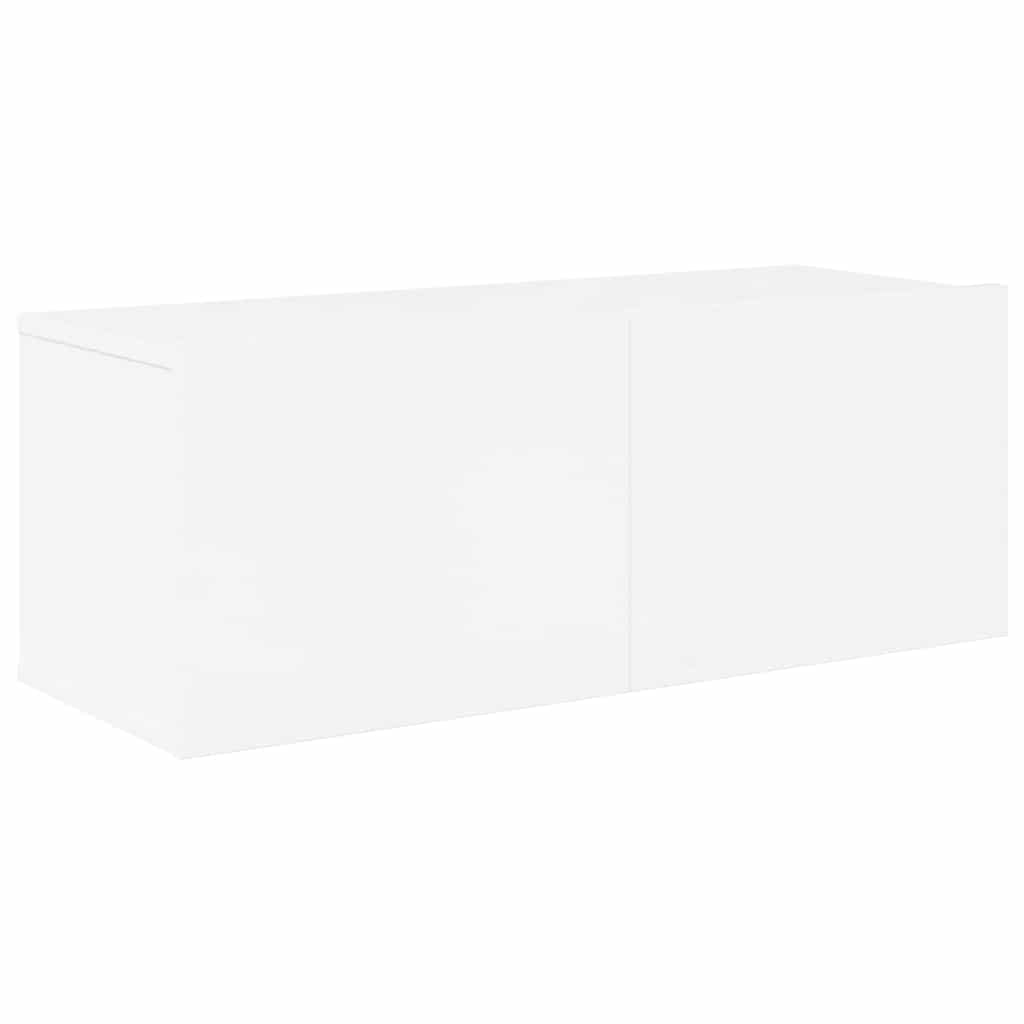 vidaXL 5 Piece TV Cabinet Set White Engineered Wood 4