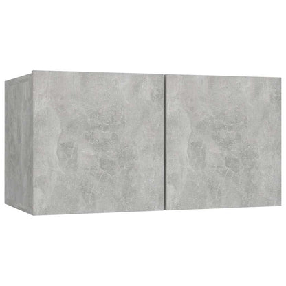 vidaXL 6 Piece TV Cabinet Set Concrete Grey Engineered Wood 6