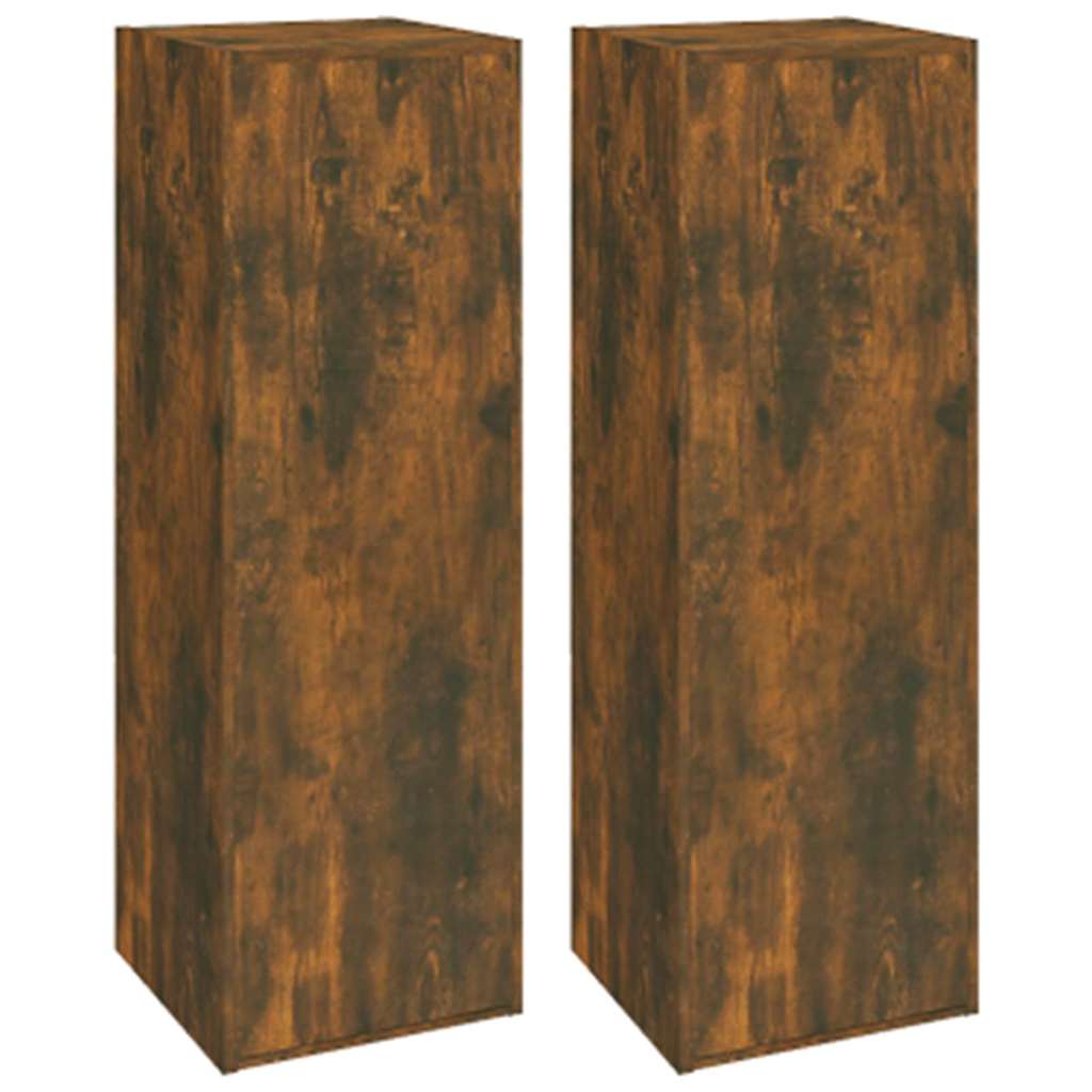 vidaXL 6 Piece TV Cabinet Set Smoked Oak Engineered Wood 6