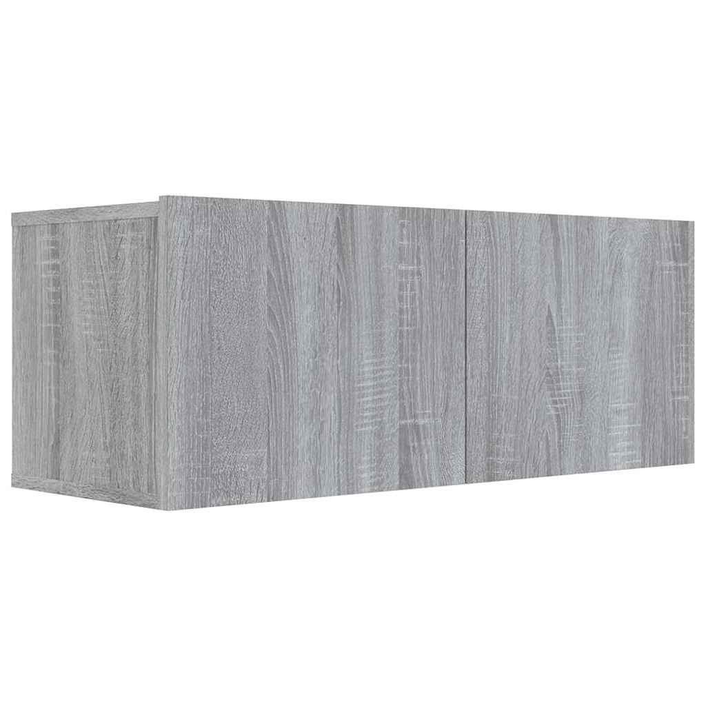 vidaXL 6 Piece TV Cabinet Set Grey Sonoma Engineered Wood 5