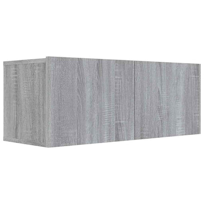 vidaXL 6 Piece TV Cabinet Set Grey Sonoma Engineered Wood 5