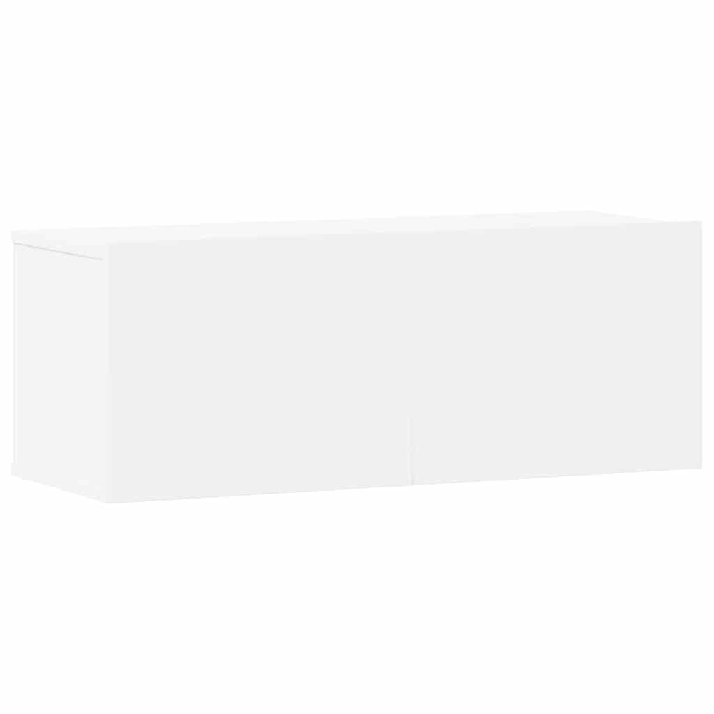 3 Piece TV Cabinet Set Engineered Wood Width 80 cm White