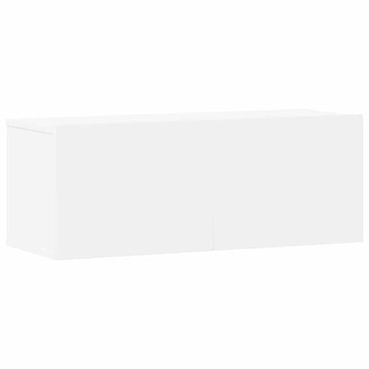 3 Piece TV Cabinet Set Engineered Wood Width 80 cm White