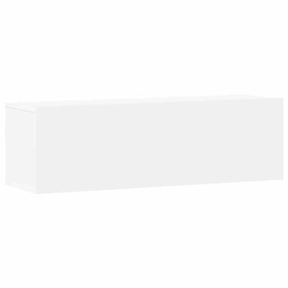 vidaXL 3 Piece TV Cabinet Set White Engineered Wood 5
