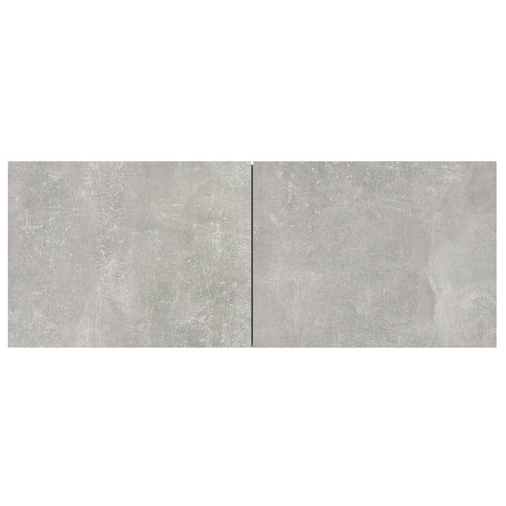vidaXL 4 Piece TV Cabinet Set Concrete Grey Engineered Wood 6