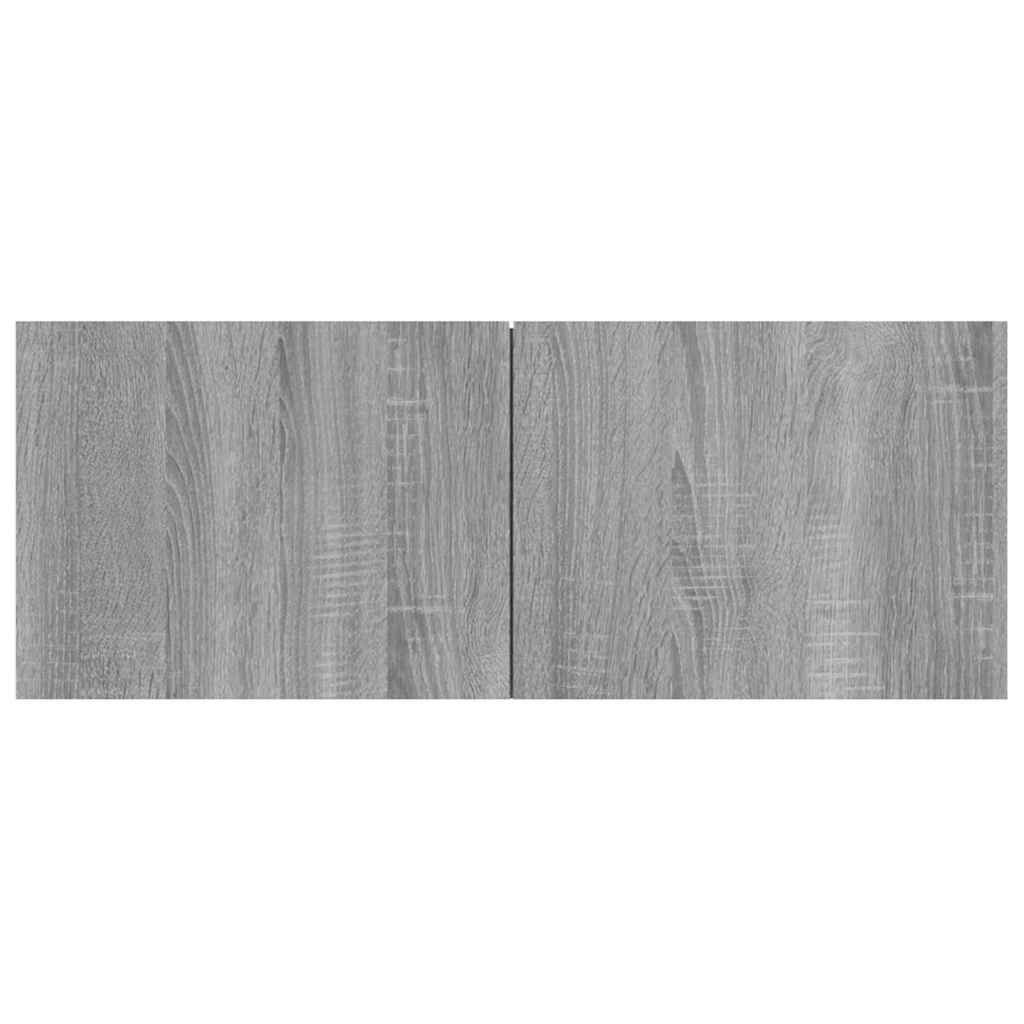 vidaXL 4 Piece TV Cabinet Set Grey Sonoma Engineered Wood 6