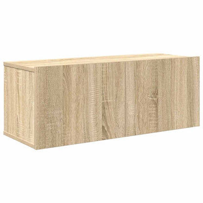 vidaXL 7 Piece TV Cabinet Set Sonoma Oak Engineered Wood 4