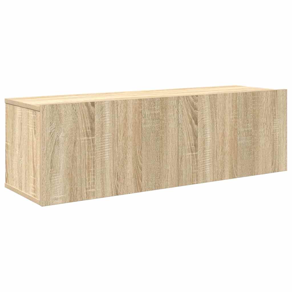 vidaXL 7 Piece TV Cabinet Set Sonoma Oak Engineered Wood 5