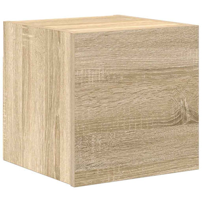 vidaXL 7 Piece TV Cabinet Set Sonoma Oak Engineered Wood 6