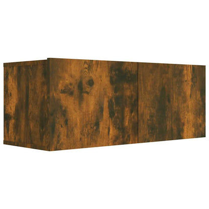 vidaXL 7 Piece TV Cabinet Set Smoked Oak Engineered Wood 4