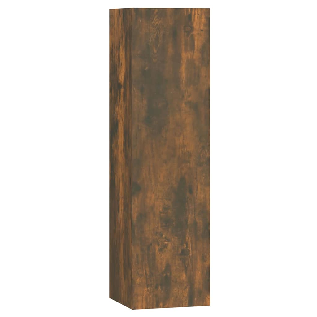 vidaXL 7 Piece TV Cabinet Set Smoked Oak Engineered Wood 5