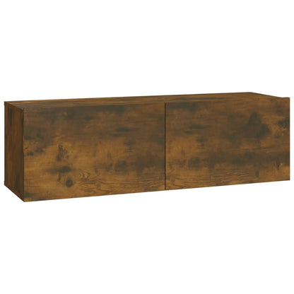 vidaXL 7 Piece TV Cabinet Set Smoked Oak Engineered Wood 6