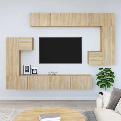 vidaXL Wall-mounted TV Cabinet Engineered Wood