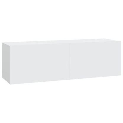 vidaXL 6 Piece TV Cabinet Set White Engineered Wood 5