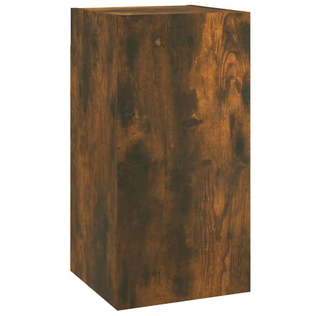 vidaXL 6 Piece TV Cabinet Set Smoked Oak Engineered Wood 3