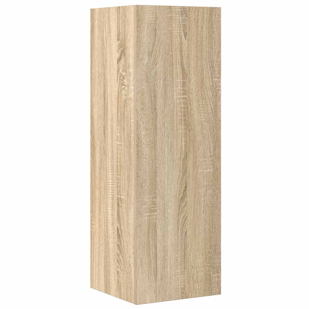 vidaXL 4 Piece TV Cabinet Set Sonoma Oak Engineered Wood 4