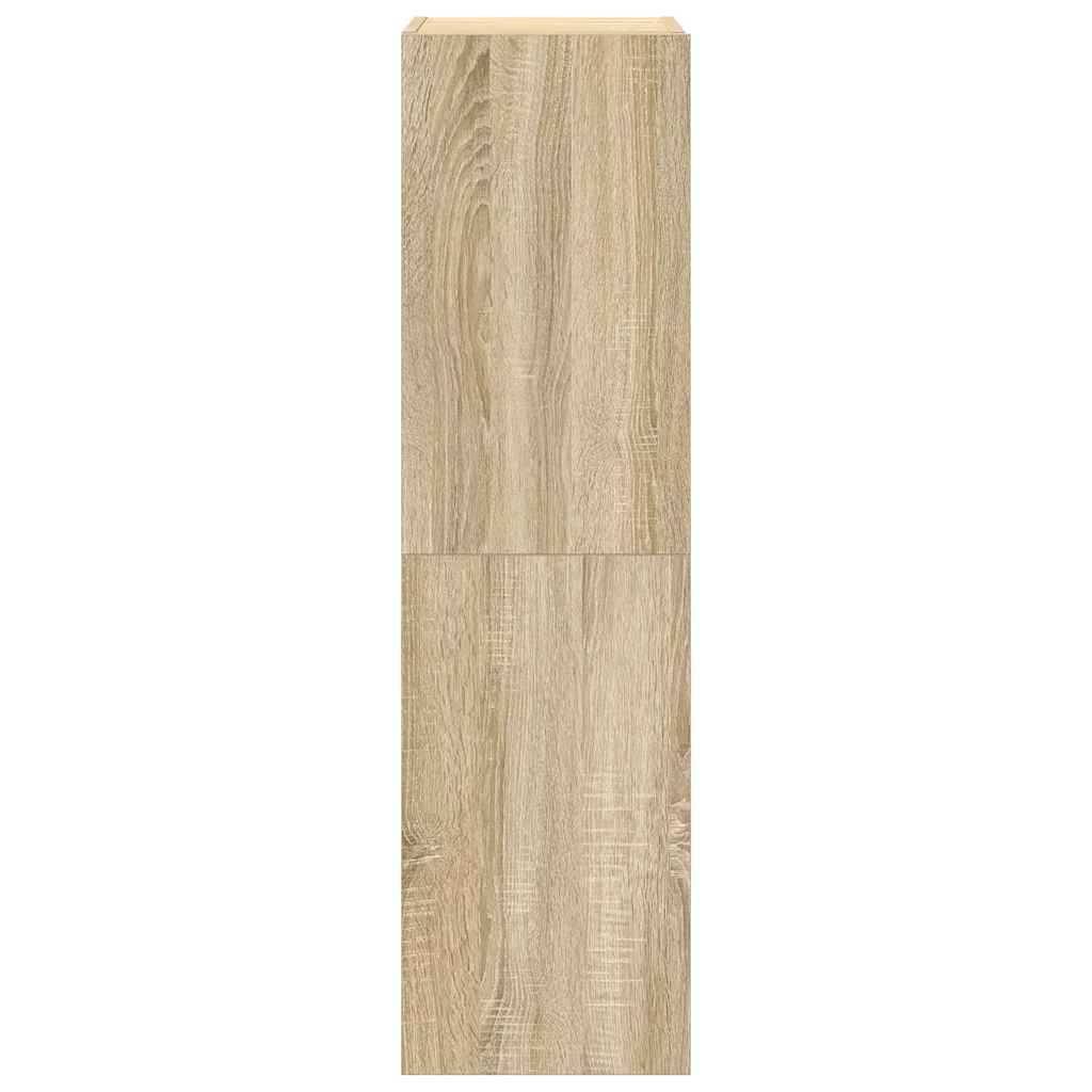 vidaXL 4 Piece TV Cabinet Set Sonoma Oak Engineered Wood 6