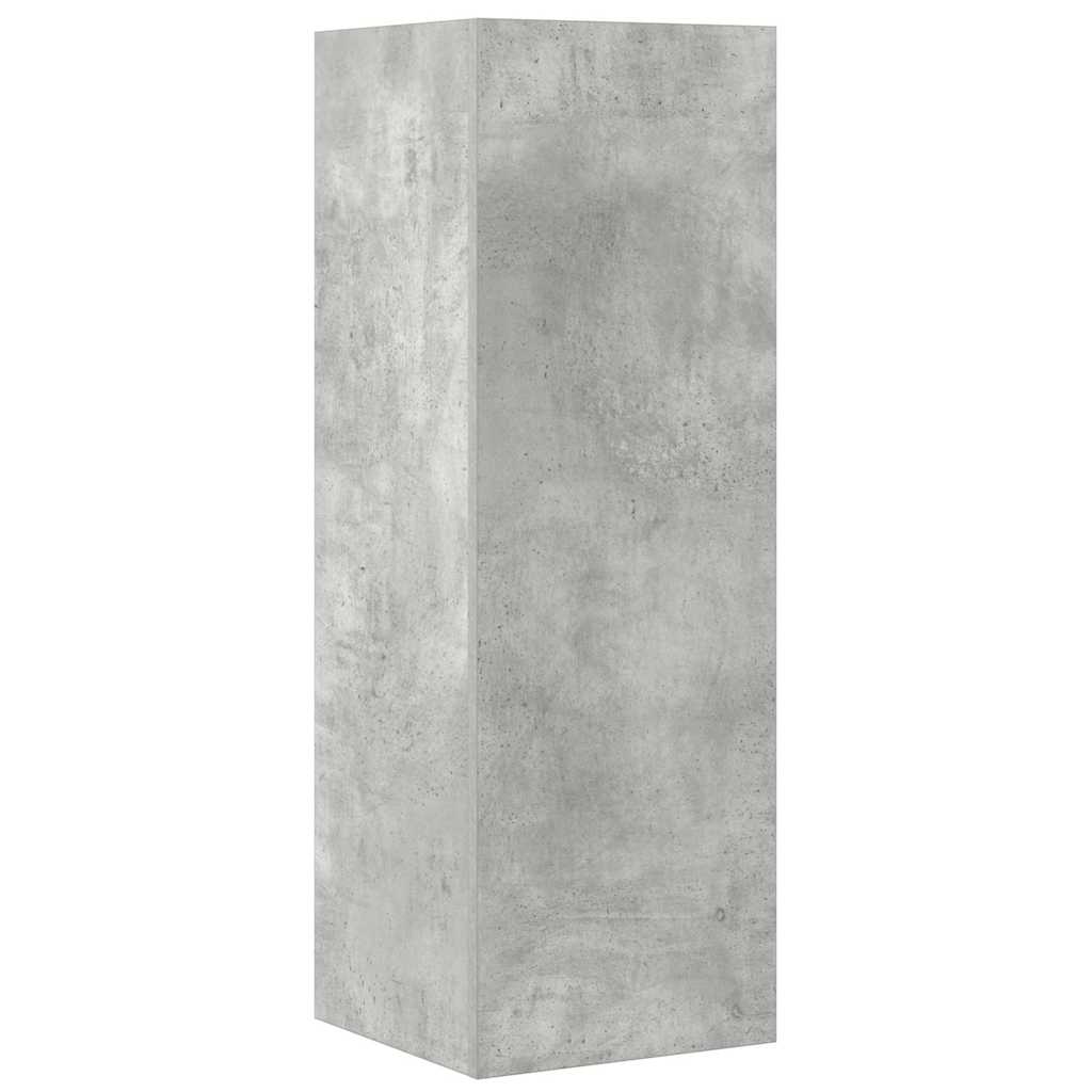 vidaXL 4 Piece TV Cabinet Set Concrete Grey Engineered Wood 4