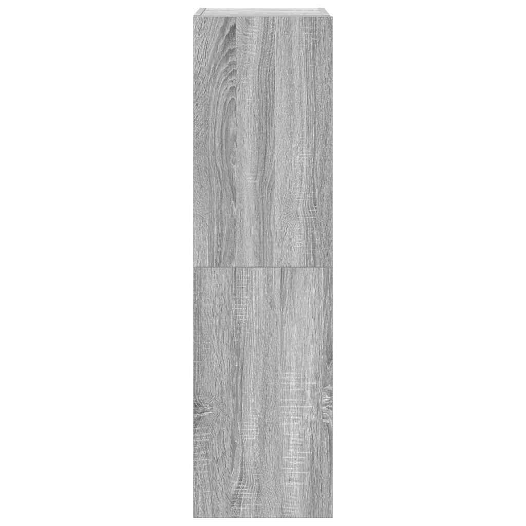 vidaXL 4 Piece TV Cabinet Set Grey Sonoma Engineered Wood 6